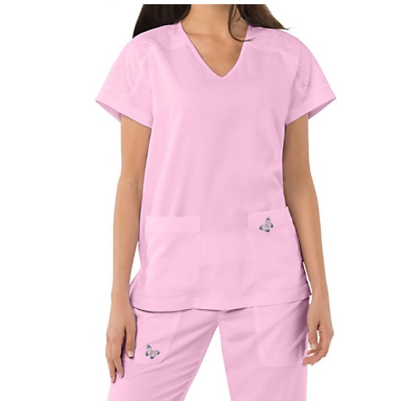 Koi Other - Koi Mariposa Medical Scrub Set Pink Sachet New